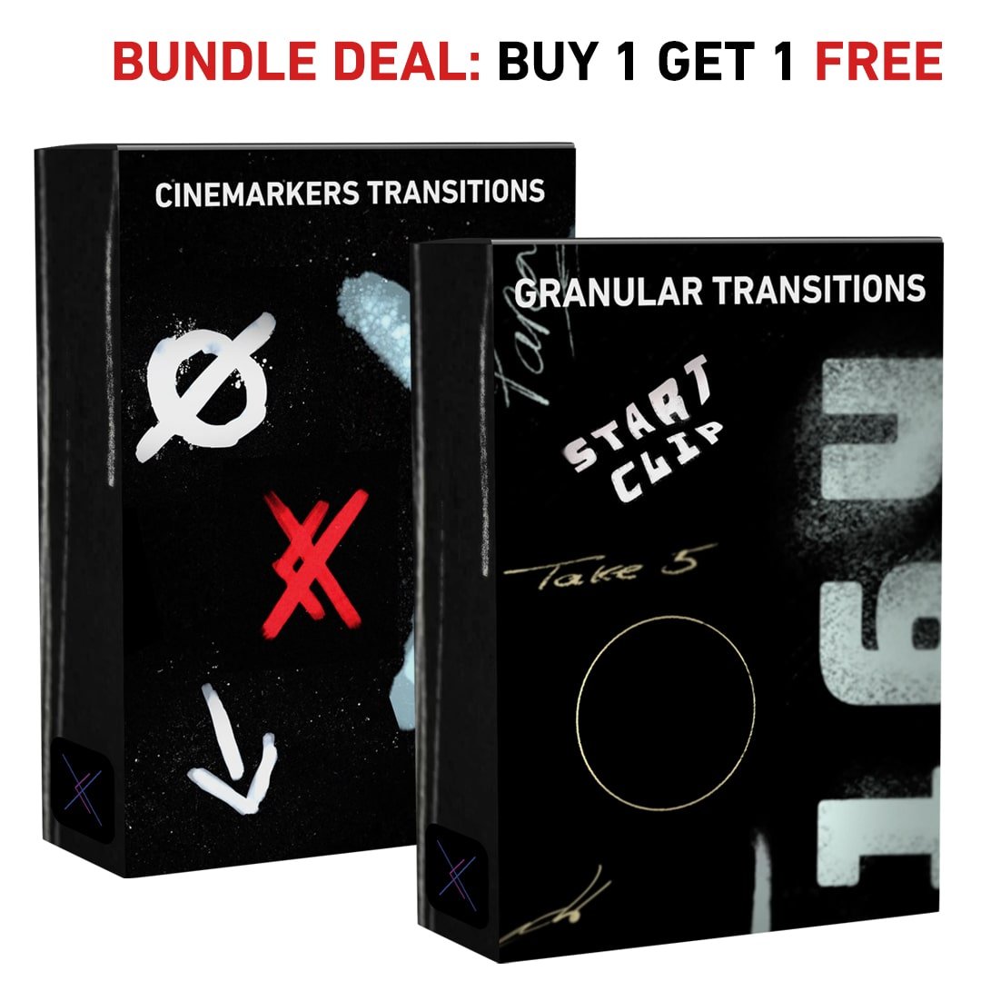 CineMarkers + Granular Film Transitions - 150+